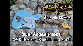 Squier Jazzmaster mods by Alameda Guitars [upl. by Owena]