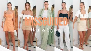 MISSGUIDED SUMMER OUTFITS HAUL amp STYLING [upl. by Fonzie653]