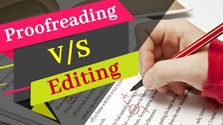 What is the Difference bw Editing and Proofreading With Examples  Editing vs Proofreading [upl. by Kery]