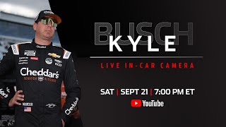 Kyle Buschs Bristol Night Race incar camera presented by Sunoco [upl. by Coppola]