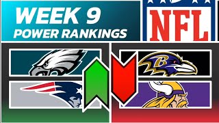 Week 9 NFL Power Rankings 2024 [upl. by Nirrak]