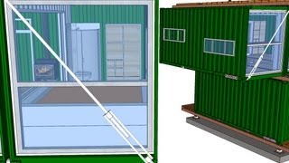 Shipping Container House  Cliff Hanger 420  honeyboxca  to be updated [upl. by Penthea969]