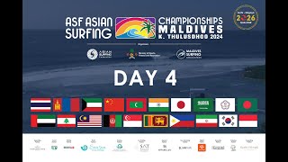 DAY 4 ASF Asian Surfing Championships 2024 Kaafu Thulusdhoo Maldives [upl. by Amal802]