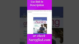 Fundamentals of Nursing 9th Edition by Taylor Lynn Bartlett Test Bank [upl. by Filide306]