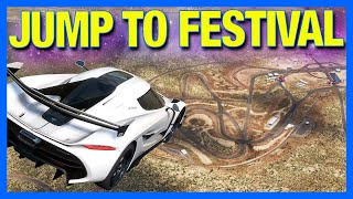 Forza Horizon 5  Jump to the Festival FH5 Car Launcher [upl. by Airamat]