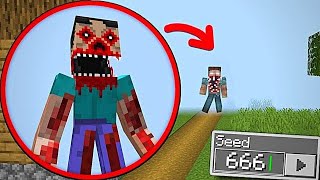 Testing Minecraft Scary Seed 😱 [upl. by Preuss]