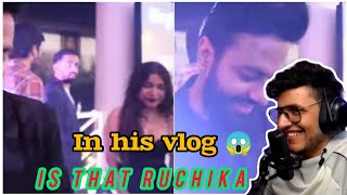 Ruchika Rathore spotted in nischays vlog triggeredinsaan RuchikaRathoreOfficial [upl. by Aehsan]