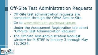 2024 M STEP Test Administration Grades 8 amp 11 PART 1 [upl. by Dyun374]