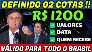 ✔ PREPARESE 02 COTAS R 1200 MÃE SOLTEIRA [upl. by Aletse]