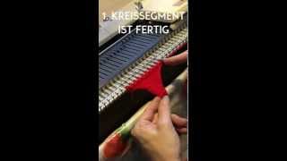 10StitchTwist auf der Strickmaschine [upl. by Airehc957]