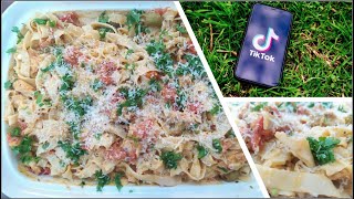 Viral TikTok Feta Cheese Pasta [upl. by Aibonez]