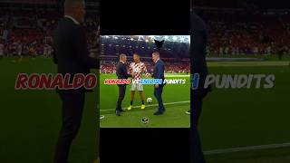 Ronaldo vs English Punditsshorts football fyp ronaldo [upl. by Ardnuat157]