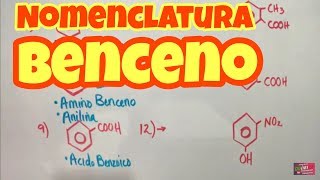 Benceno o Hidrocarburos Aromáticos Nomenclatura Orgánica Parte 1 [upl. by Prebo]