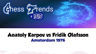 Anatoly Karpov vs Fridik Olafsson • Amsterdam 1976 [upl. by Anale914]