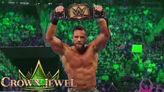 LA Knight Wins Undisputed WWE Universal Championship Roman Reigns WWE Crown Jewel 2023 Highlights [upl. by Arnst498]