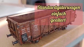 Alterung von günstigen Güterwagen ohne großen Aufwand kleines Tutorial [upl. by Joh]