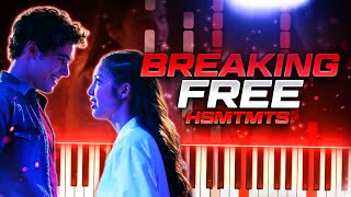 Breaking Free  HSMTMTS  Olivia Rodrigo Joshua Bassett Matt Cornett  Piano Cover amp Tutorial [upl. by Yesac433]