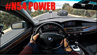 Just Drive  BMW 535xi e61 N54 JB4 370hp  Extra Urban POV  No Talking [upl. by Ahsinnor120]