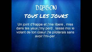 Dibson  Tous les jours [upl. by Alisha]