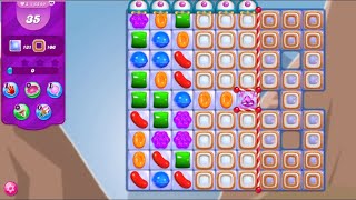 Candy Crush Saga Level 6849 USED STRIPED BRUSH BOOSTER [upl. by Dias252]