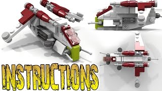 Lego Star Wars LAAT INSTRUCTIONS [upl. by Meesan718]