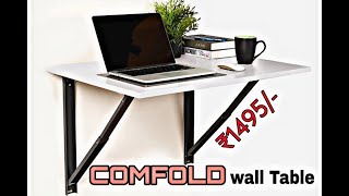 COMFOLD  Wall Mount Folding Table  Unboxing  Installation  Usage [upl. by Gaither]