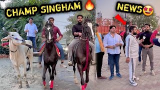 SINGHAM Ganga Snan Pr No1 Bail Ban Gya 😍🥳 Firse INTERVIEW Hogya 45 km Ride Pr 🔥 [upl. by Aleahpar840]