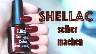 Shellac selber machen Anleitung Shellac auftragen 3 Wochen haltbarer Nagellack  Heavensdream [upl. by Burl]