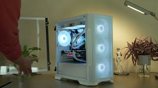 Vetroo M03 White Gaming Case [upl. by Anabel581]