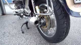 Moto Guzzi California  Mistral Exhausts [upl. by Acquah]