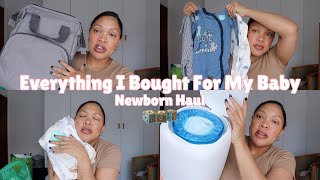 Everything I Bought For My Baby  Newborn Essentials Haul  Dischem Ackermans amp Takealot Baby Haul [upl. by Jasik]