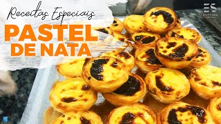 Receita do Pastel de NataPastel de Belém Que é Um Sucesso de Vendas Na Padaria  Ewerton Santana [upl. by Demakis]