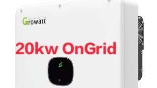 How to install 20kw ongrid solar inverter step by step Installation of 20kw step by step [upl. by Aved]