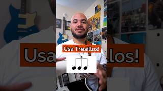 Usa Tresillos para sonar a Bebop jazz guitarra musica [upl. by Anirehs]