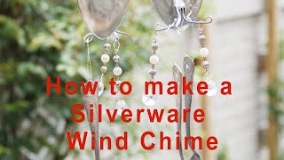 How to make a silverware wind chime [upl. by Ayenat972]