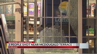 3 shot at Durham businesses near McDougald Terrace police say [upl. by Solange152]