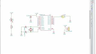 KiCad Lesson06 Create a minimum microcontroller system schematic [upl. by Okire969]