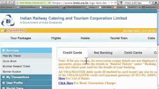 Online Train Ticket Booking via IRCTC [upl. by Thunell256]