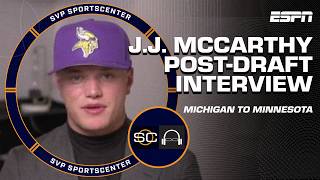 JJ McCarthy on journey from Michigan to Minnesota 🗣️ GIVE ME THE PLAYBOOK  SC with SVP [upl. by Forland94]