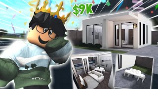 building a BLOXBURG MODERN NO GAMEPASS HOUSE WITH ONLY 9000 [upl. by Joyce330]