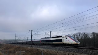 High Speed TGV Train Compilation 🚄  LGVEST Meuse France [upl. by Gnoz]