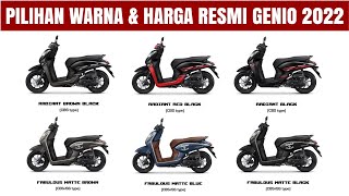 HARGA RESMI amp PILIHAN WARNA HONDA GENIO 2022 [upl. by Nairbo]