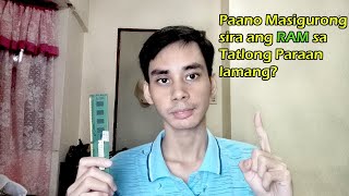 Paano malamang sira ang RAM sa mabilis na tips o paraan computer desktop ram laptop techtips [upl. by Arym53]