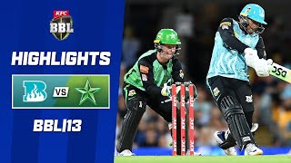 Brisbane Heat v Melbourne Stars  BBL13 [upl. by Lotsyrk]