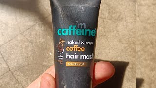 Mcaffeine Hair Mask Review हिंदी [upl. by Nomrej]