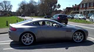 Aston Martin V8 Vantage sound revs ride and review [upl. by Daveta617]