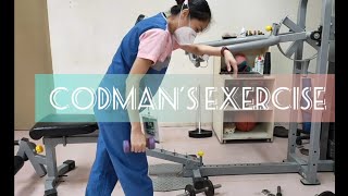 Codmans Pendulum Exercise  Therapeutic Exercise  Physical Therapy  Online Class [upl. by Suinuj]