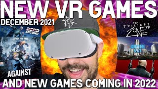 NEW VR GAMES Coming in December 2021 into 2022  Oculus Quest PC VR amp PSVR [upl. by Rubenstein]