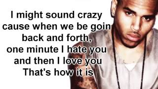 Love More by Chris Brown ft Nicki Minaj Lyrics [upl. by Ursola782]