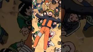 NARUTO ES RECIBIDO COMO HEROE DE KONOHA shorts [upl. by Nonnair]